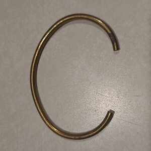Minimalist Gold Brass Cuff Bracelet